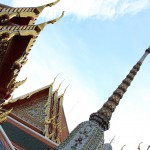 Morceaux du Wat Pho, un temple de Bangkok