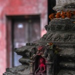 Un temple bouddhiste, dans un pays hindouiste... La religion au Népal, c'est un grand mélange.