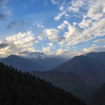 Vue de l'une de nos chambres, à 3000 m d'altitude