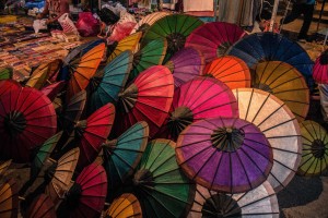 Le marché de nuit de Luang Prabang.