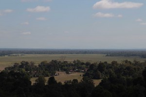 Au loin, les "wetlands"